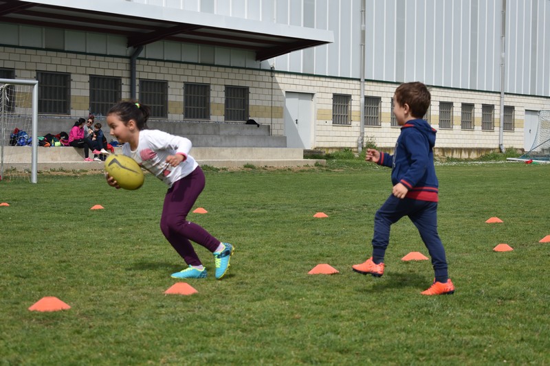 Sesenta deportistas en el Campus de Semana Santa del CM Funes Rugby