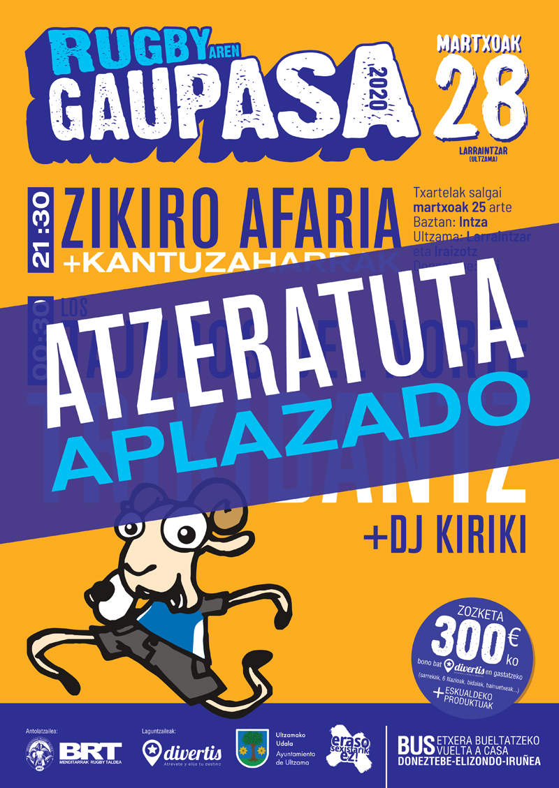 El BRT Menditarrak aplaza su Gaupasa