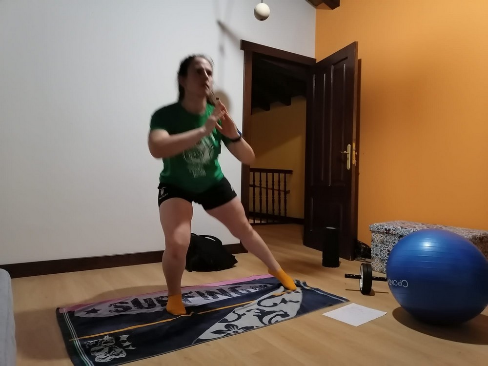 #yoentrenoencasa con Maika Iraizoz