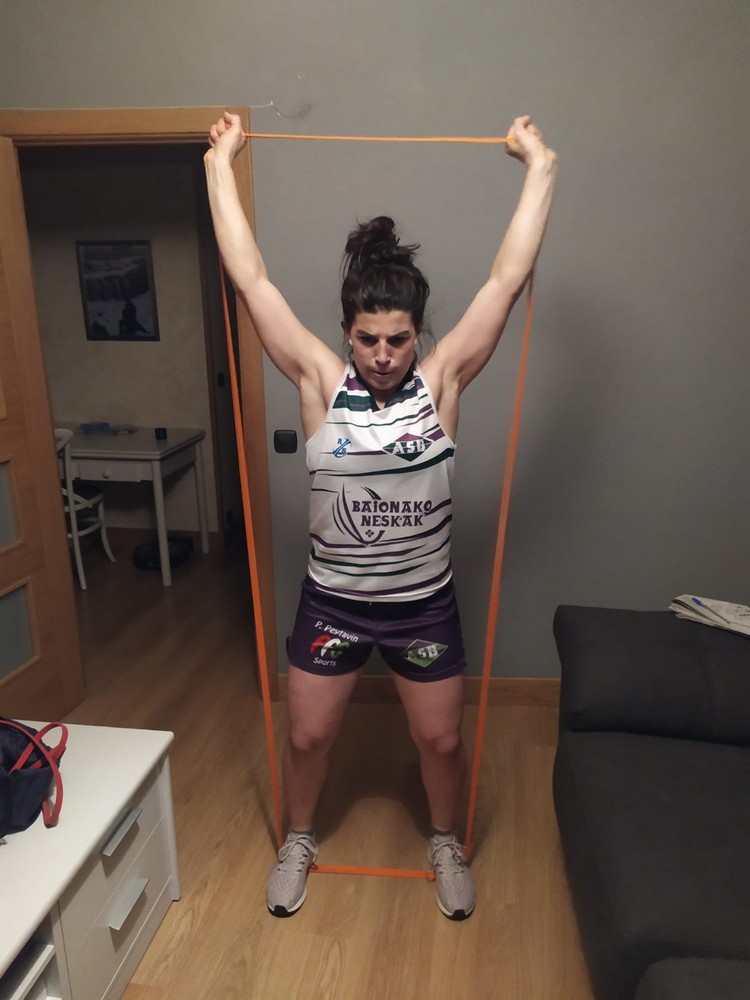 #yoentrenoencasa con Saioa Jaurena