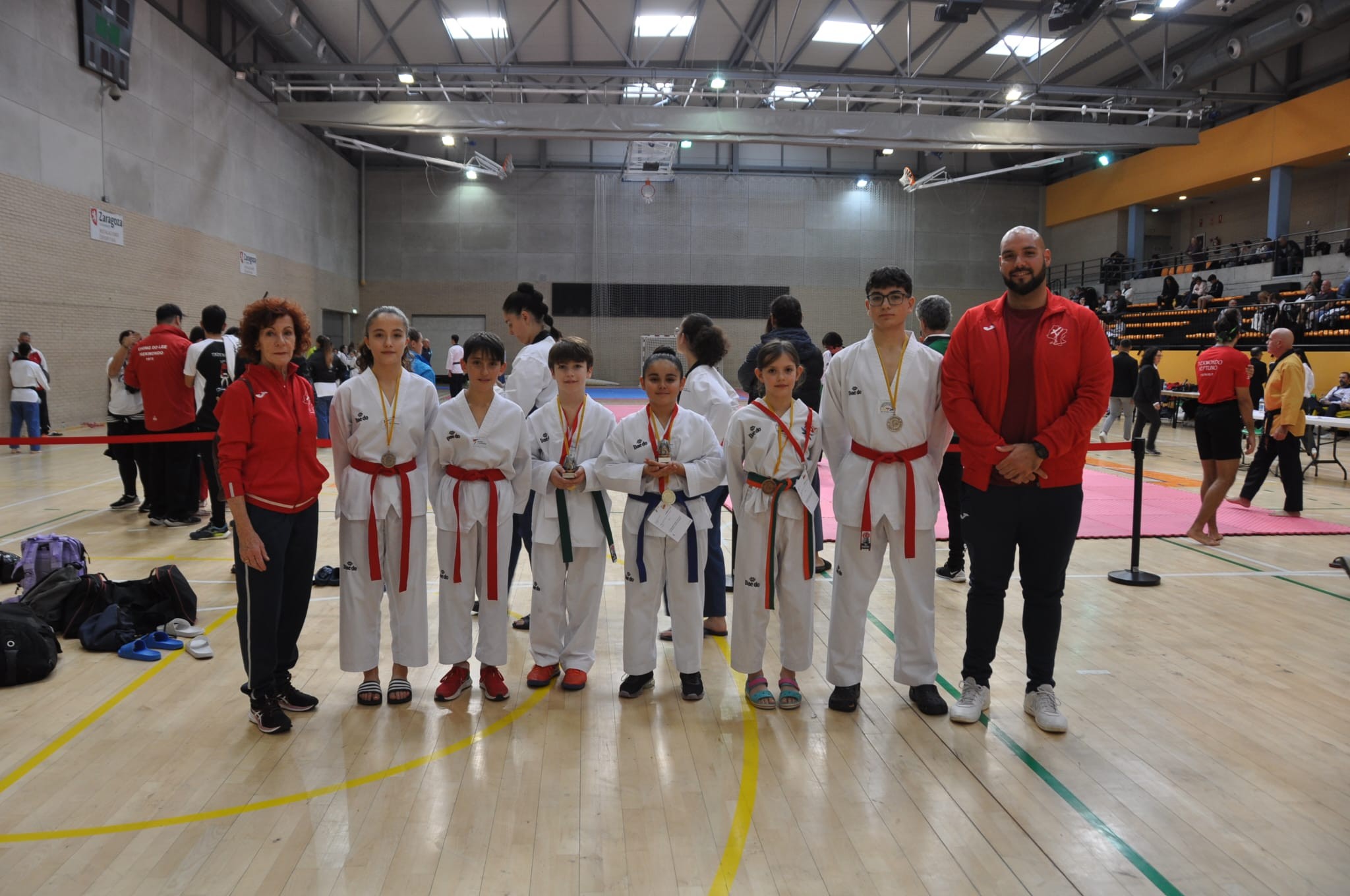 Poomsae: Cinco medallas para Navarra en el Open de Arag&oacute;n.