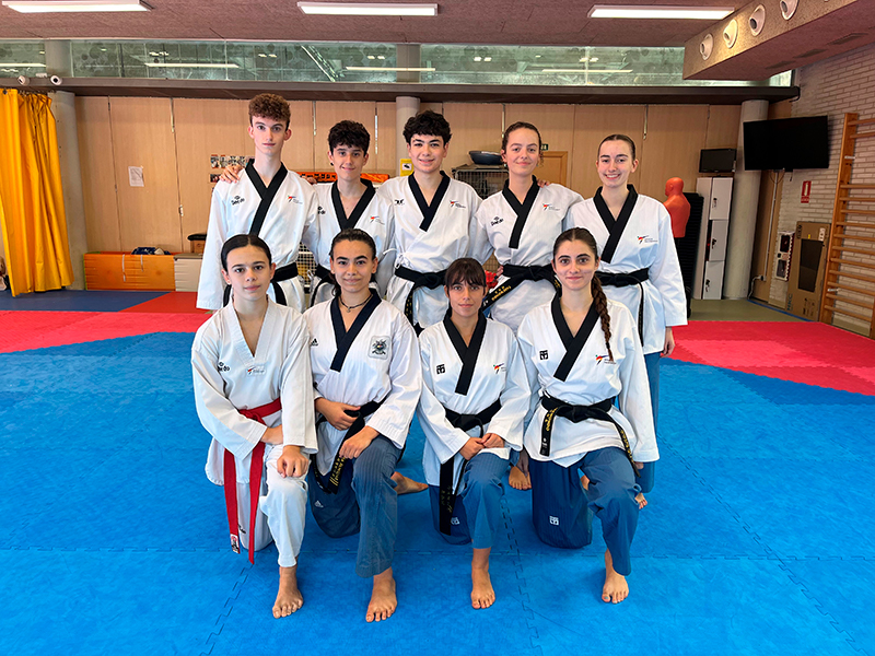Equipo de Poomsae para el Open Ciudad de Pamplona