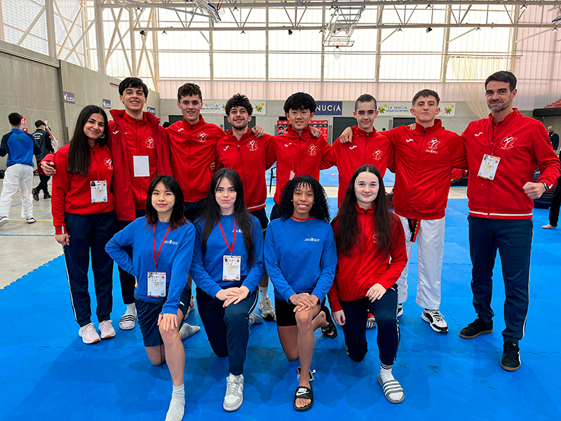Siete taekwondistas navarros acuden al Open de Madrid y Jornada Iberdrola