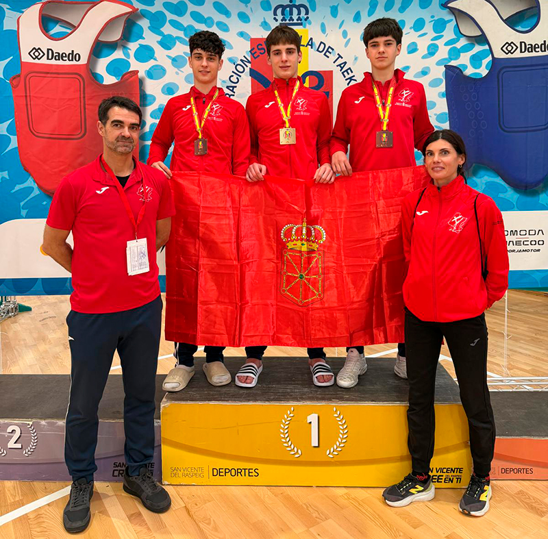 Un oro y tres bronces para Navarra en los Campeonatos de Espa&ntilde;a Cadete y Junior