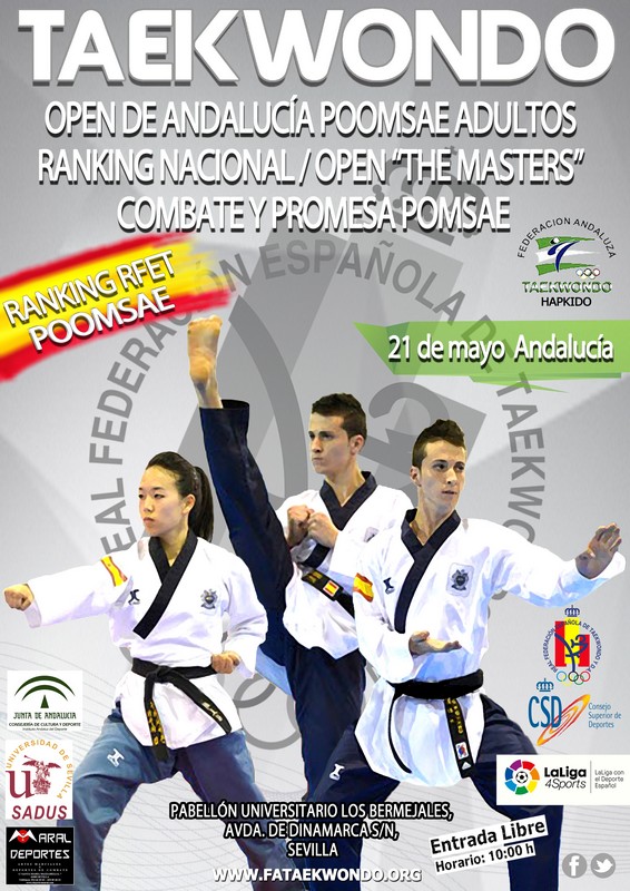 OPEN DE ANDALUC&Iacute;A POOMSAE ADULTOS
