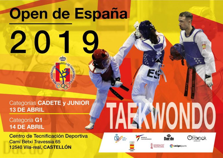 OPEN DE ESPA&Ntilde;A JUNIOR Y SENIOR DE COMBATE 2019
