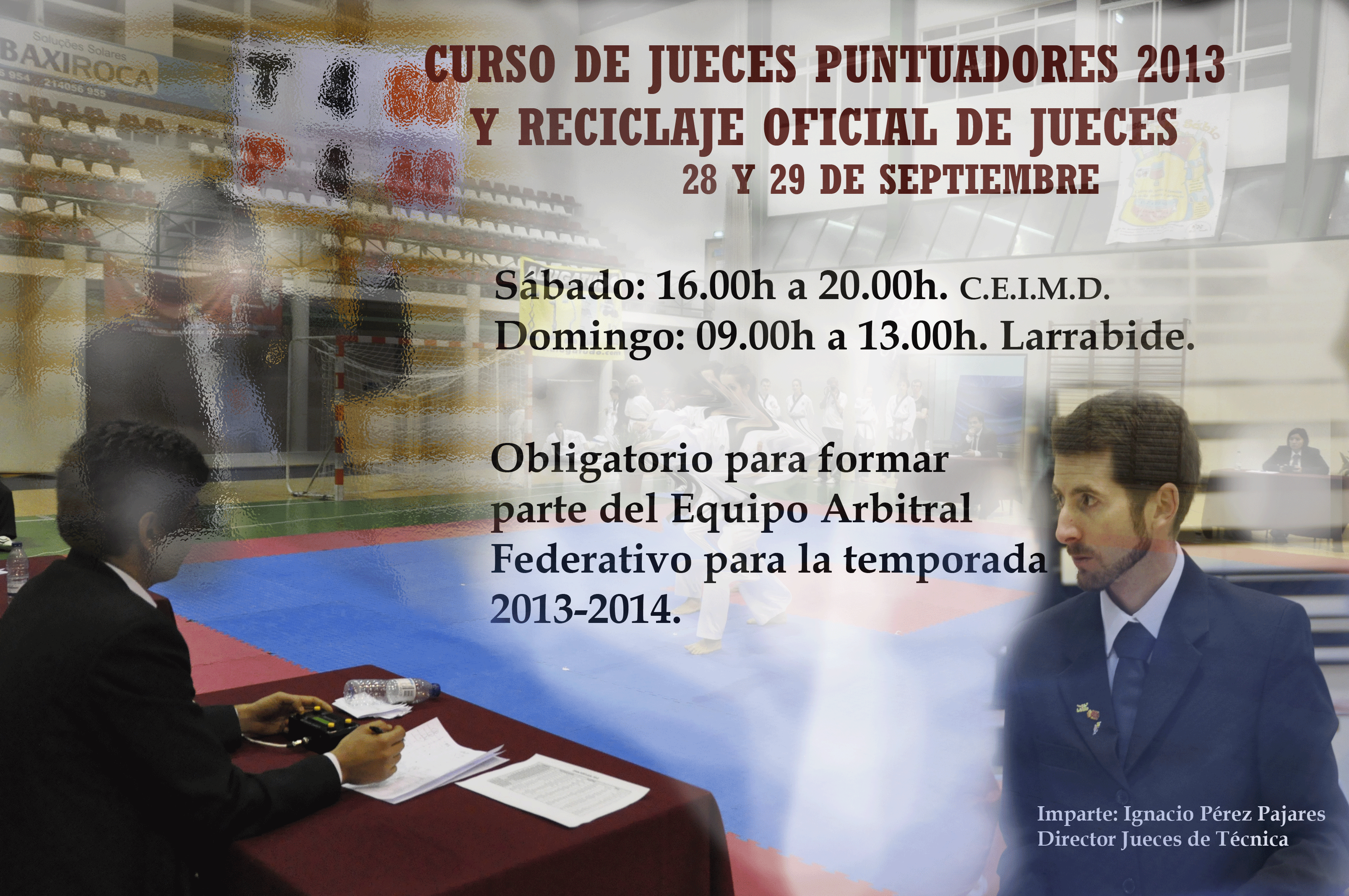 CURSO DE JUECES PUNTUADORES Y RECICLAJE 2013