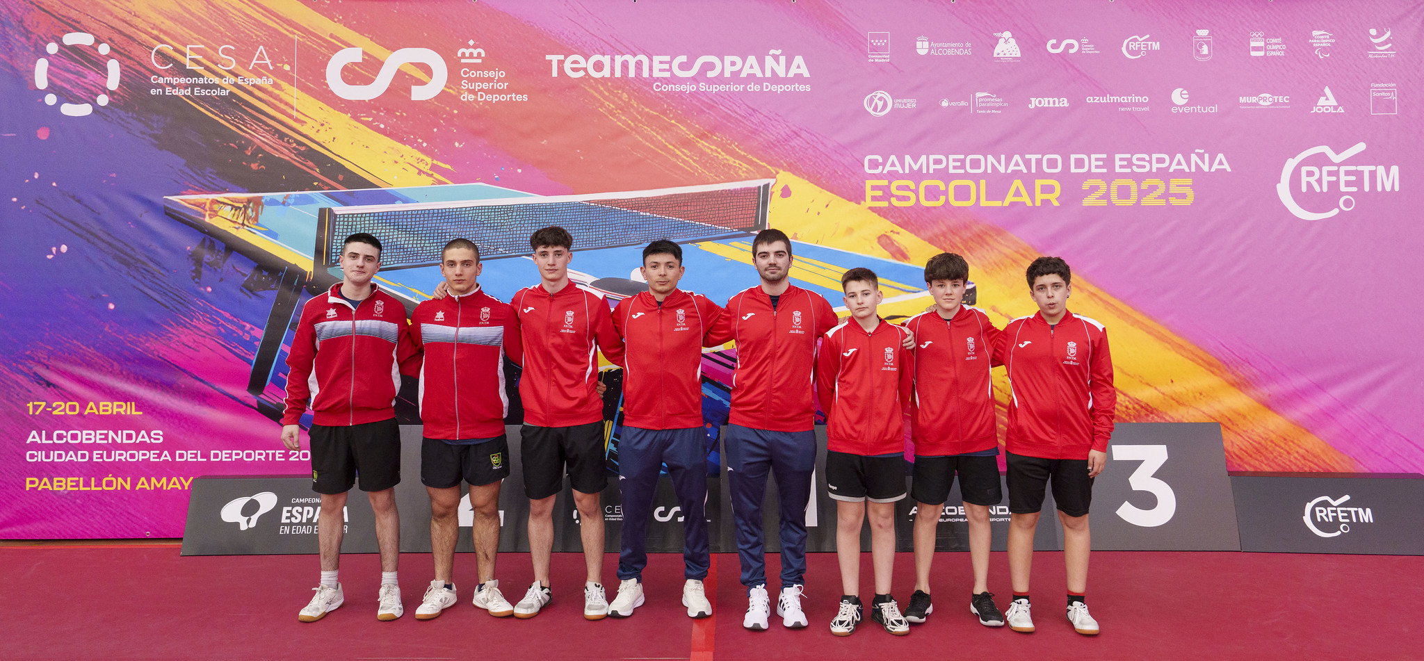 El tenis de mesa conquist&oacute; Alcobendas con la celebraci&oacute;n del CESA 2025