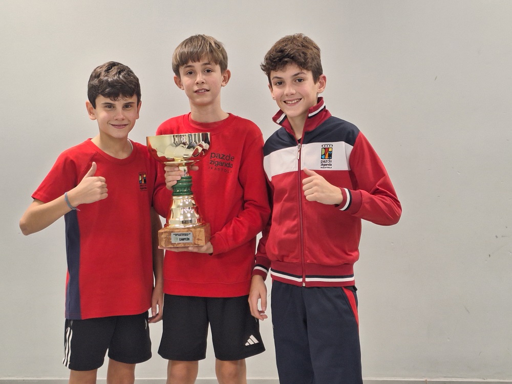 Paz de Ziganda 4, campeón del Torneo Interescolar de Tenis de Mesa 2025