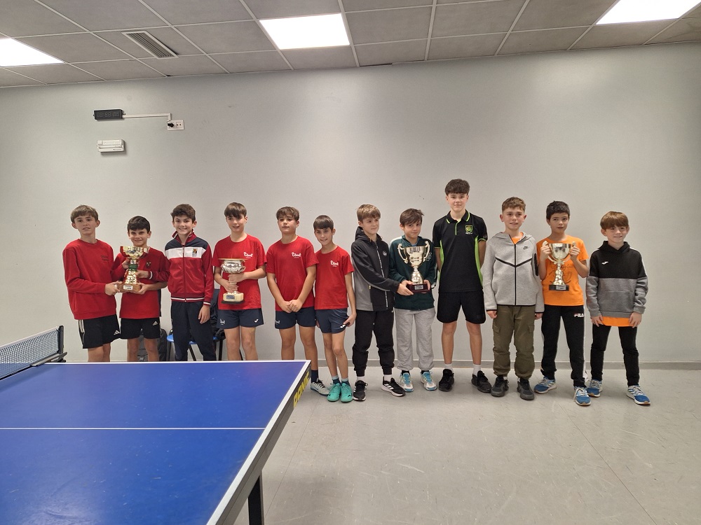 Paz de Ziganda 4, campeón del Torneo Interescolar de Tenis de Mesa 2025