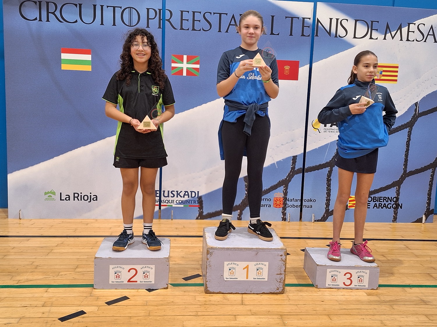 La sección de Tenis de Mesa de Oberena participó en el II Preestatal disputado en San Sebastián