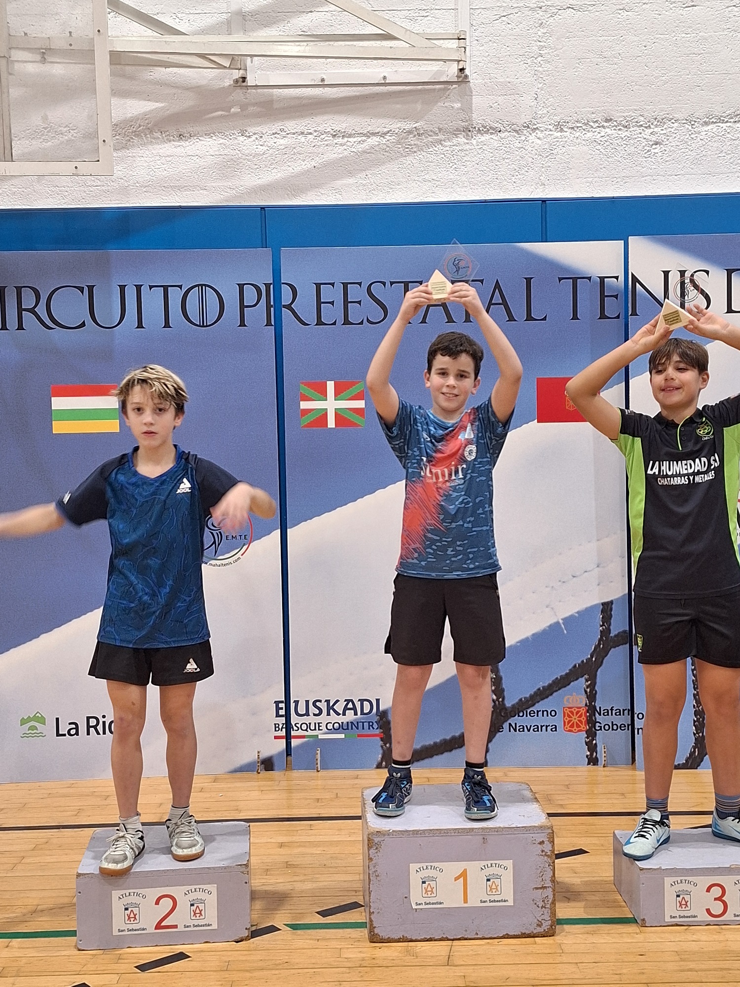 La sección de Tenis de Mesa de Oberena participó en el II Preestatal disputado en San Sebastián