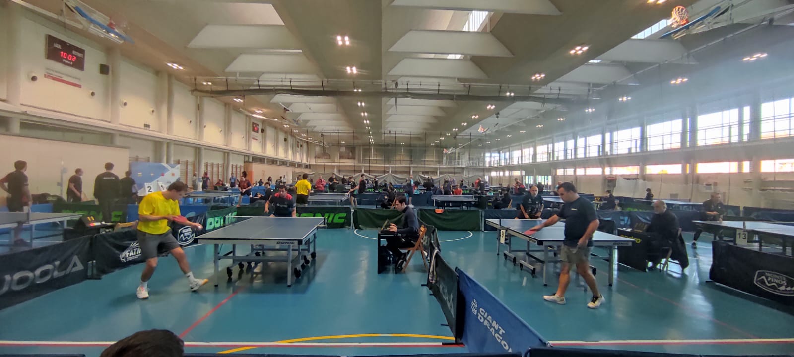 Alto nivel deportivo en el I Torneo Preestatal de Tenis de Mesa, celebrado en Pamplona