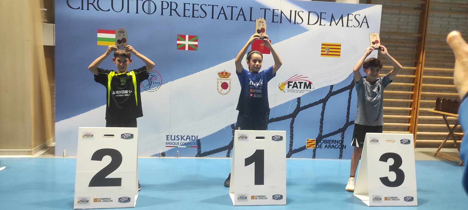 Alto nivel deportivo en el I Torneo Preestatal de Tenis de Mesa, celebrado en Pamplona