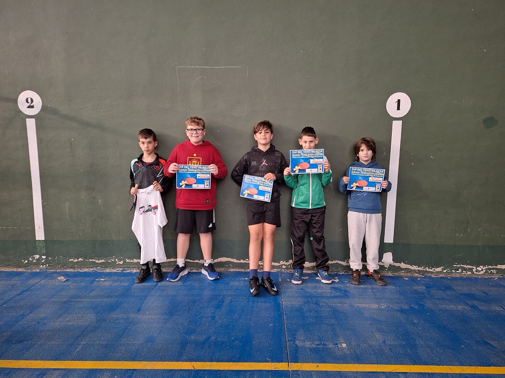 Tafalla acogi&oacute; su "D&iacute;a del Tenis de Mesa"