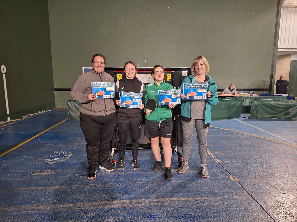 Tafalla acogi&oacute; su "D&iacute;a del Tenis de Mesa"