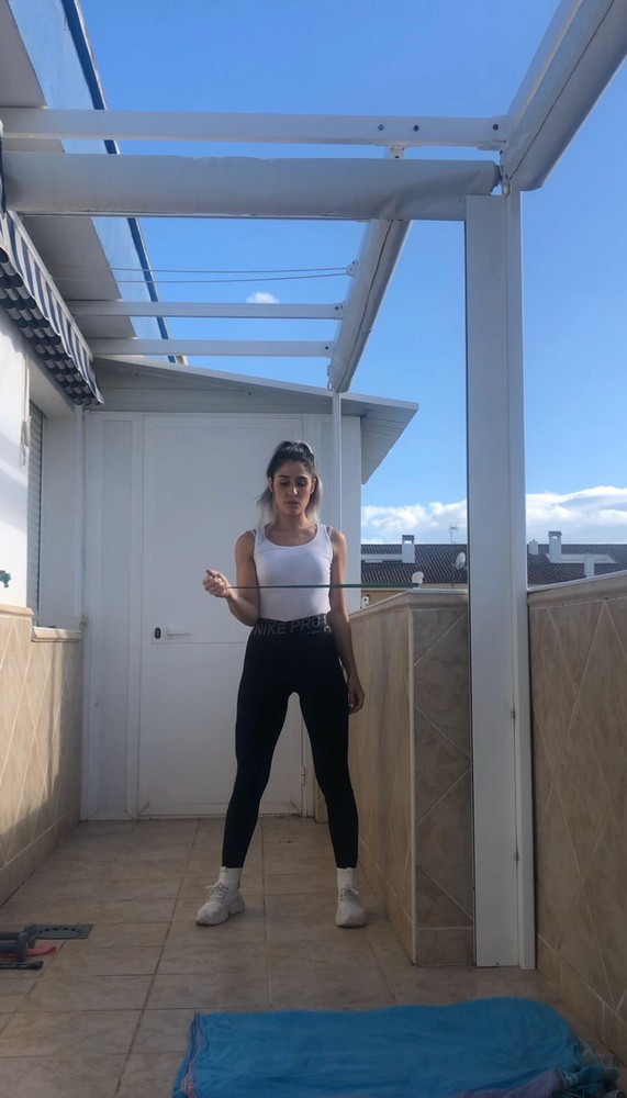 #yoentrenoencasa con Paula Bueno