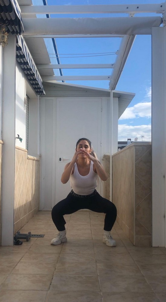 #yoentrenoencasa con Paula Bueno