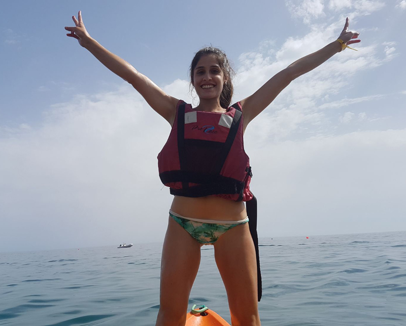 Paula Bueno: En vacaciones me gusta descansar y estar tranquila pero tambi&eacute;n necesito hacer alg&uacute;n tipo de actividad.