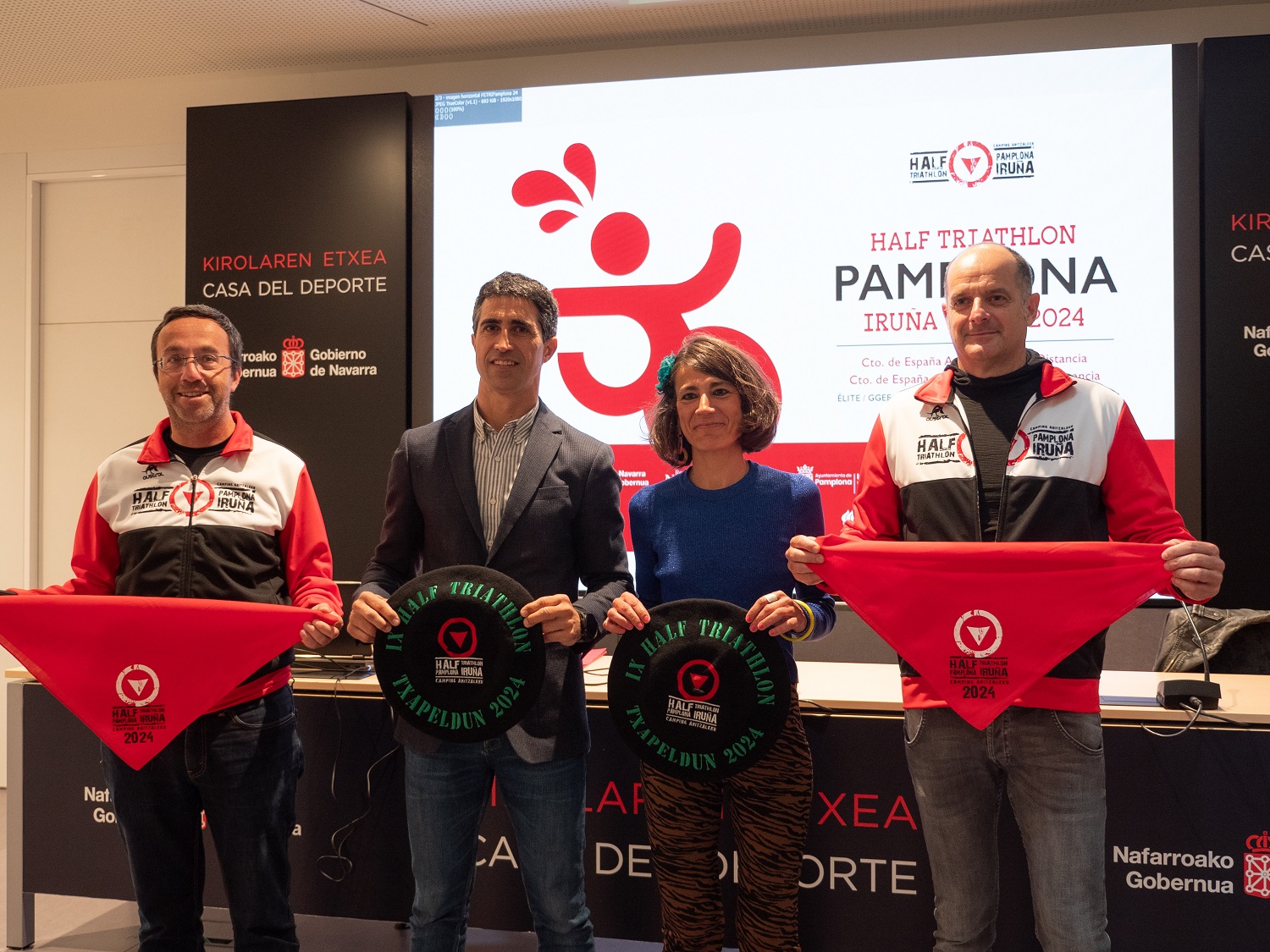 Más de 1000 triatletas participarán en Pamplona en los Campeonatos de España de Triatlón y Aquabike MD 2024