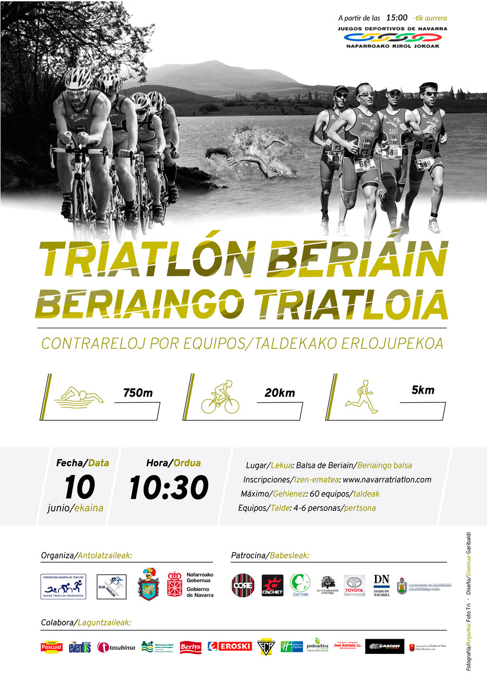 Abierto el plazo de inscripci&oacute;n para el I Triatl&oacute;n Beri&aacute;in JDN