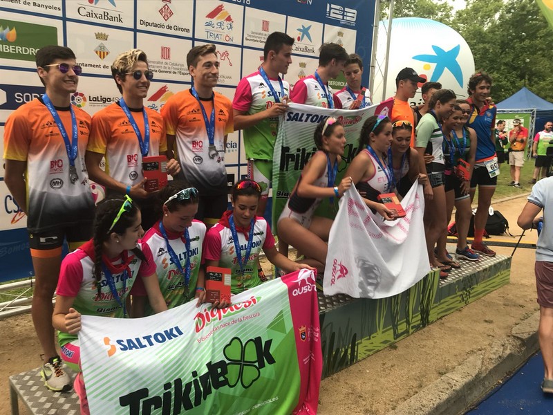 Nueve Podios para Saltoki Diques&iacute; Trikideak