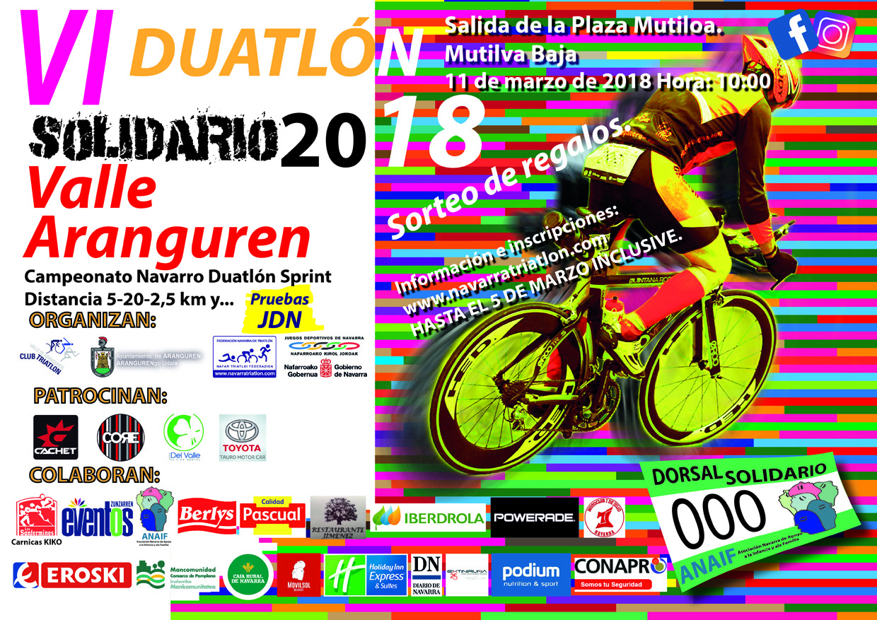 Inscripciones abiertas VI Duatl&oacute;n Valle de Aranguren