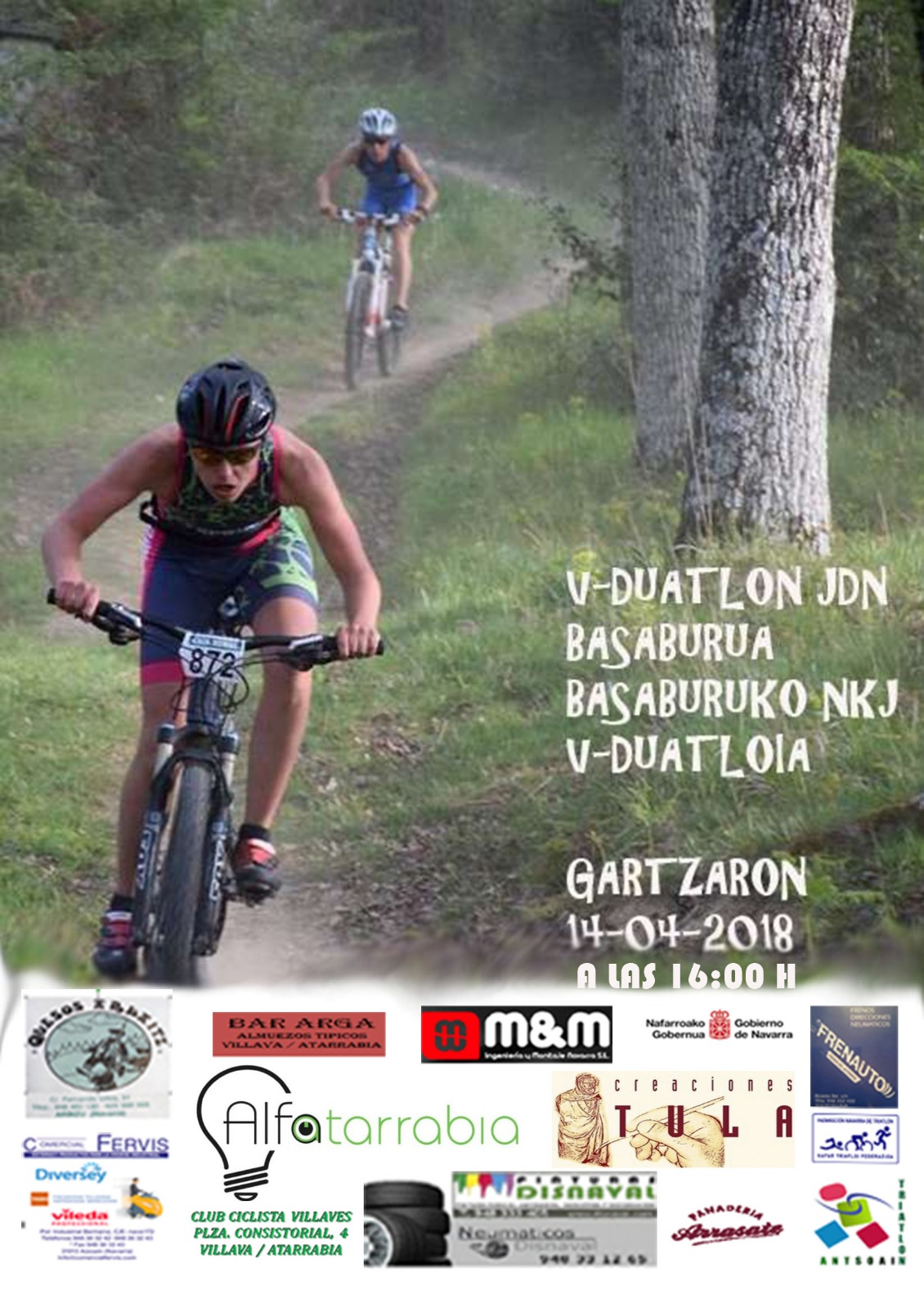 Abierto el plazo de inscripci&oacute;n para el V Duatl&oacute;n Basaburua JDN