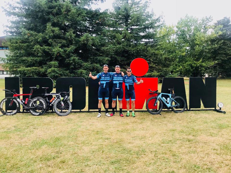 Podio para la S.D.R. Arenas en el Half Ironman de Vichy.