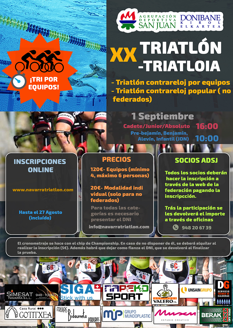 XX Triatl&oacute;n AD San Juan - Donibane KE