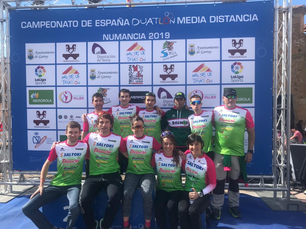 Saltoki-Diques&iacute; consigue un doble subcampeonato en el nacional de duatl&oacute;n media distancia