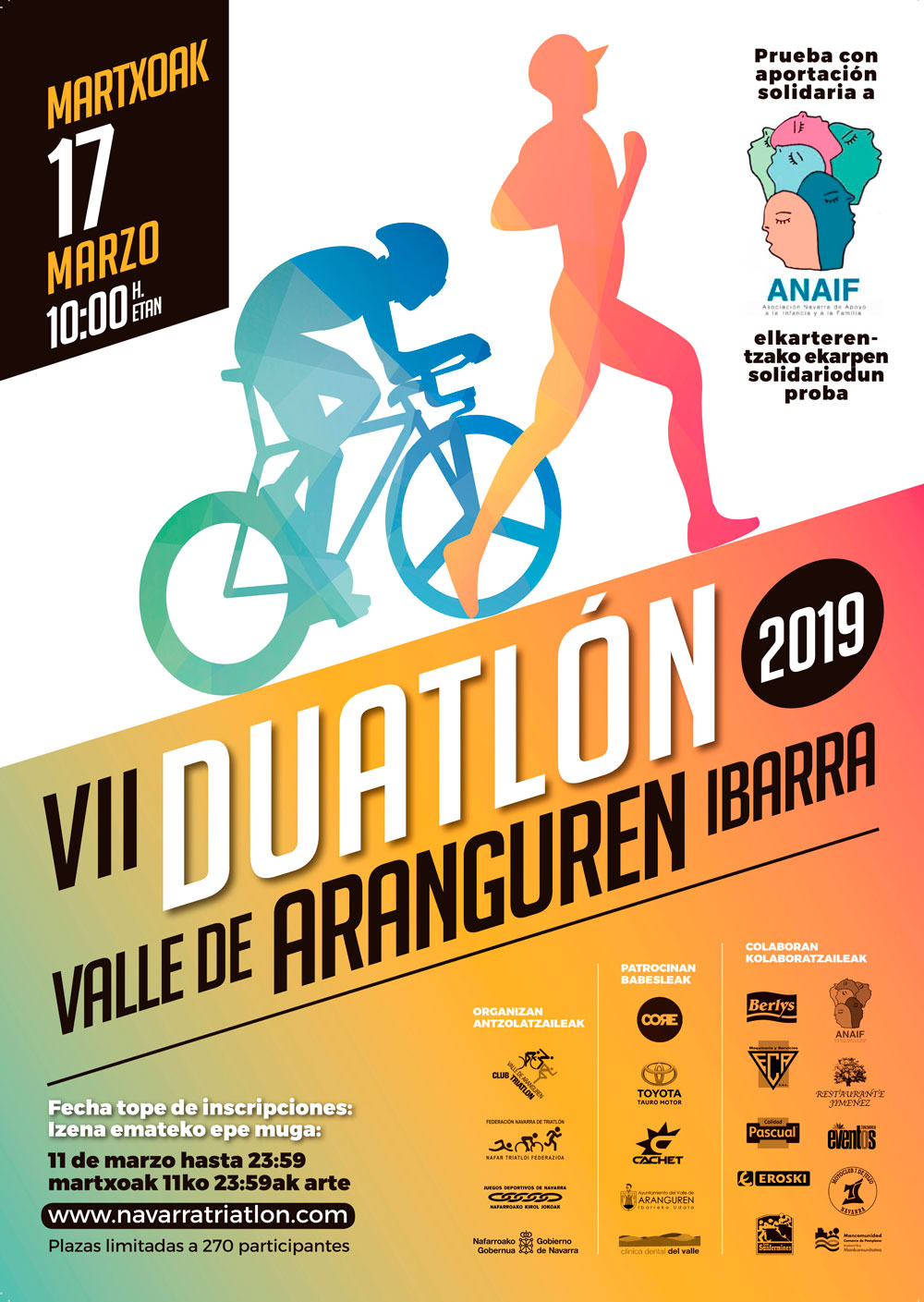 Inscripci&oacute;n abierta para el VII Duatl&oacute;n Valle de Aranguren