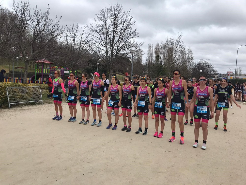 Doble victoria para Saltoki-Trikideak en el inicio de la Liga Nacional de Duatl&oacute;n