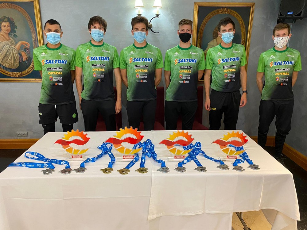 Cinco podios para Saltoki en los nacionales de duatlón y Liga Nacional de duatlon