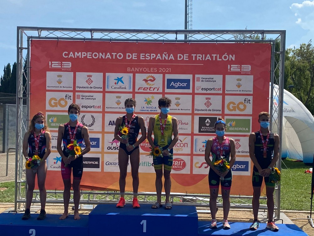 Un oro y dos bronces para Saltoki Trikideak en el Campeonato de Espa&ntilde;a de Distancia Ol&iacute;mpica.