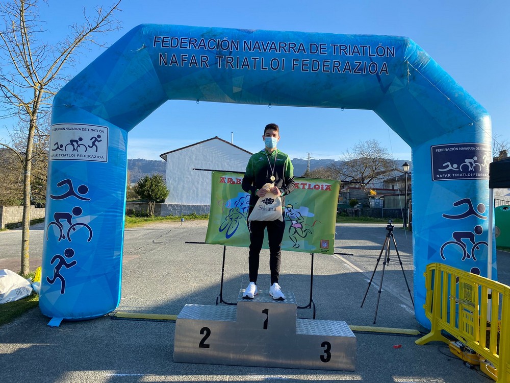 Arbizu acogió el Campeonato Navarro de Duatlón Corto
