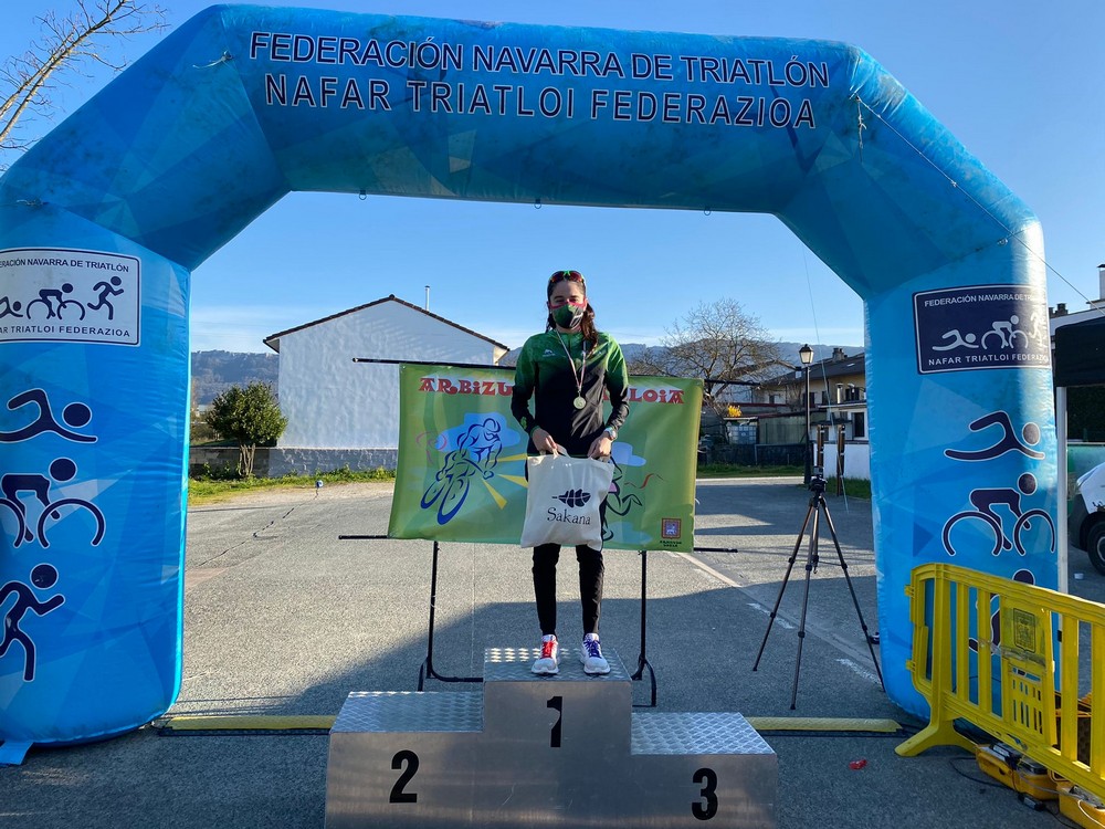 Arbizu acogió el Campeonato Navarro de Duatlón Corto