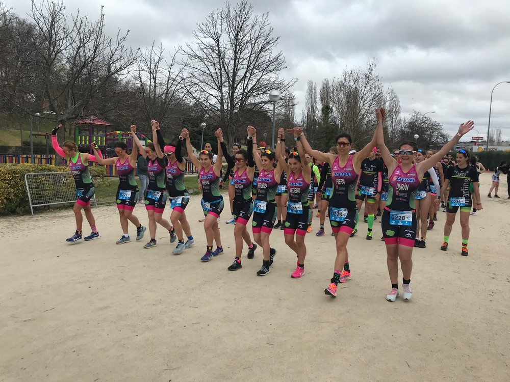 Saltoki Trikideak defiende título en la Liga Nacional de Clubes de Duatlón