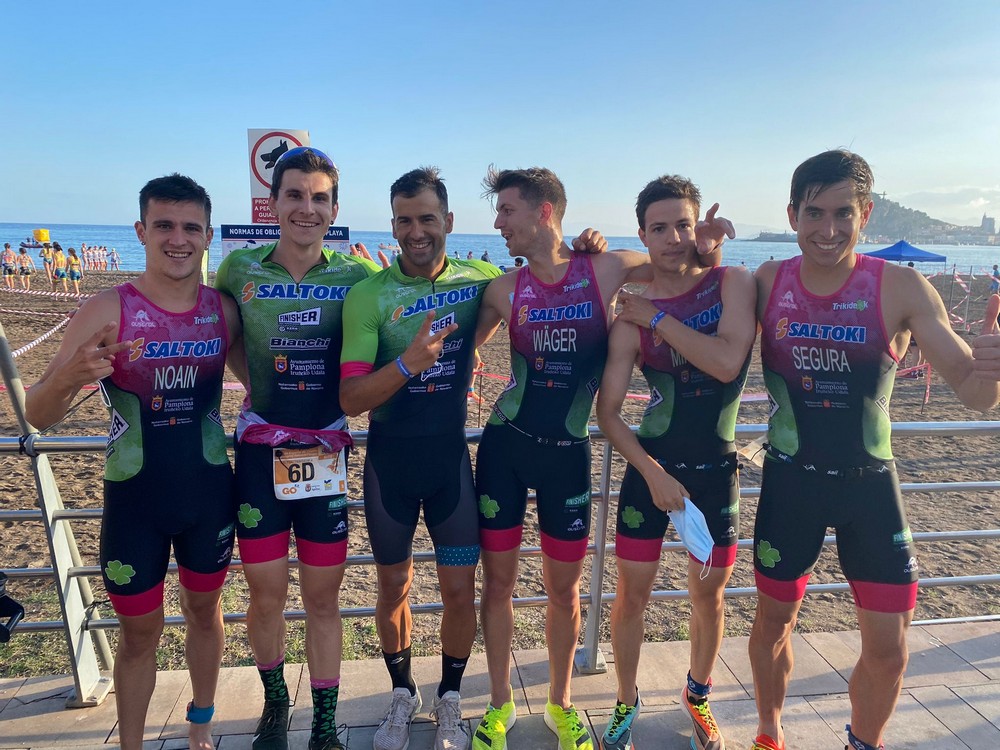 Tres podios para Saltoki Trikideak en el arranque de la Liga Nacional de Clubes