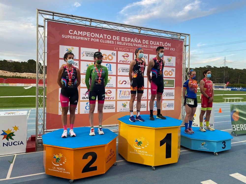 Dos podios para Saltoki Trikideak en la Liga Nacional de Clubes de Duatlón
