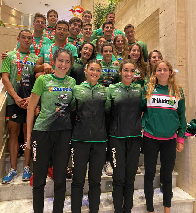 Saltoki Trikideak se la juega en la Liga Nacional de Triatl&oacute;n