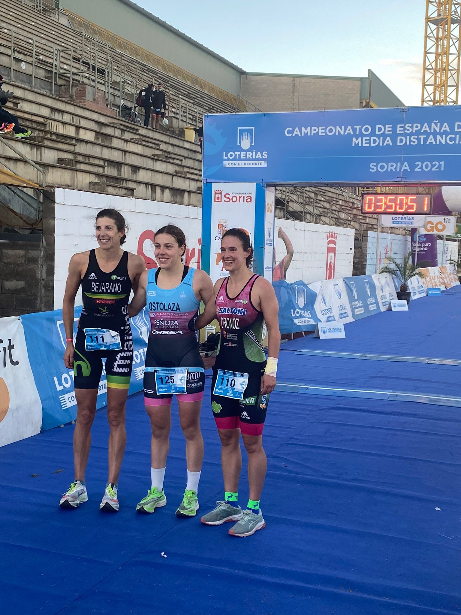 Cuatro medallas para Saltoki Trikideak en el nacional de Duatlón de Media Distancia