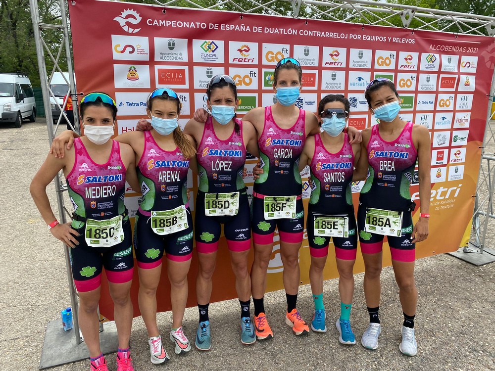 Triple jornada de la Liga Nacional de Clubes de Duatlón para Saltoki Trikideak.