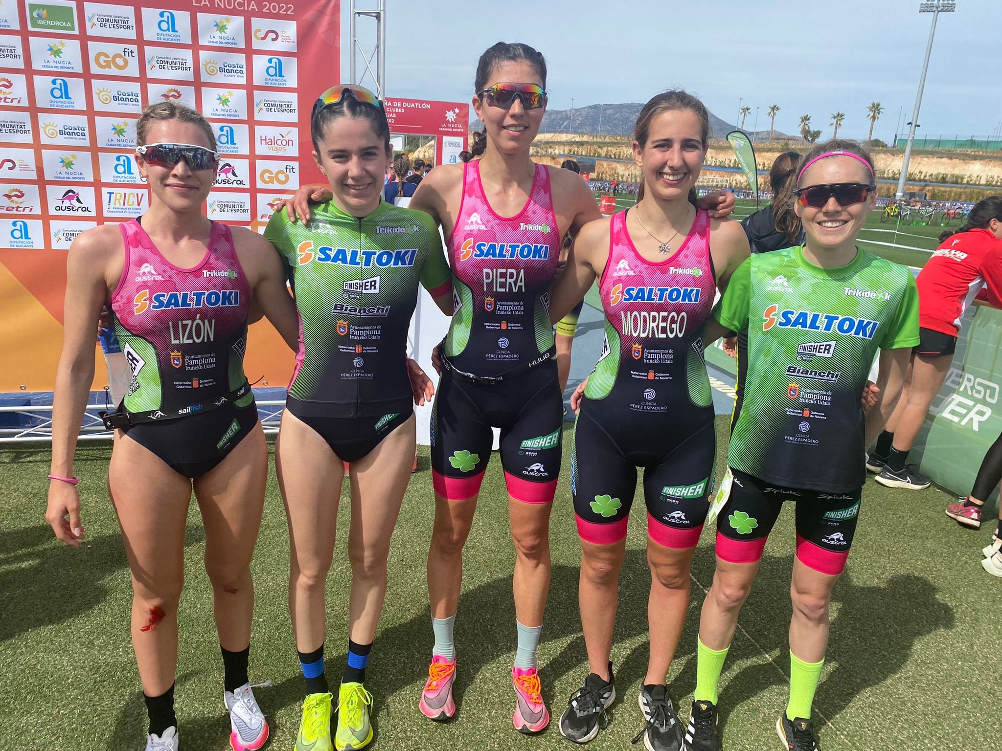 Cuatro podios para Saltoki Trikideak en el arranque de la Liga de Clubes de Duatlón 2022