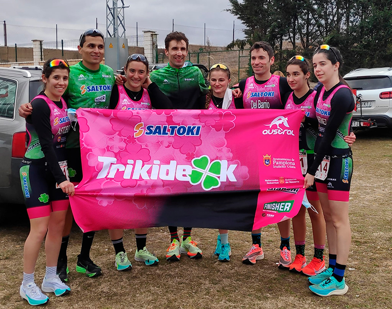 Saltoki Trikideak clasifica a ocho deportistas para el Campeonato de Espa&ntilde;a de Duatl&oacute;n
