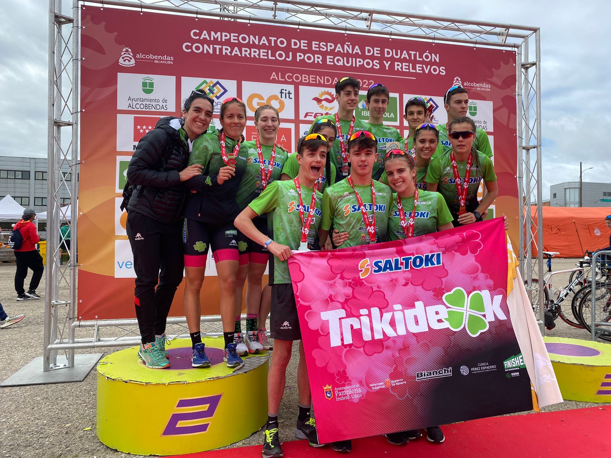 Saltoki Trikideak gana la Liga Nacional de Clubes de Duatlón de Primera División.