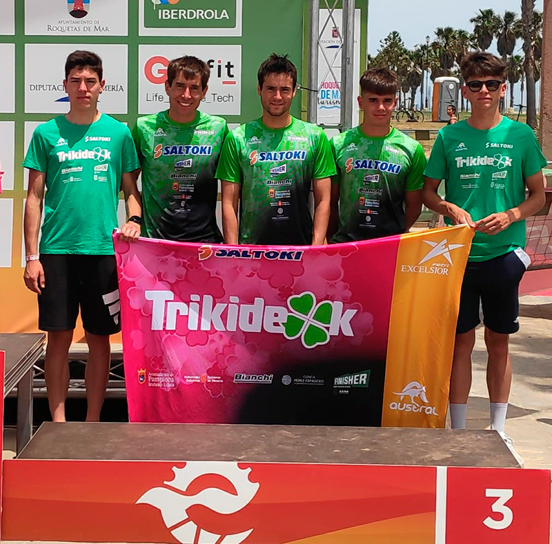 Saltoki Trikideak en la Liga Nacional de Clubes de Triatl&oacute;n