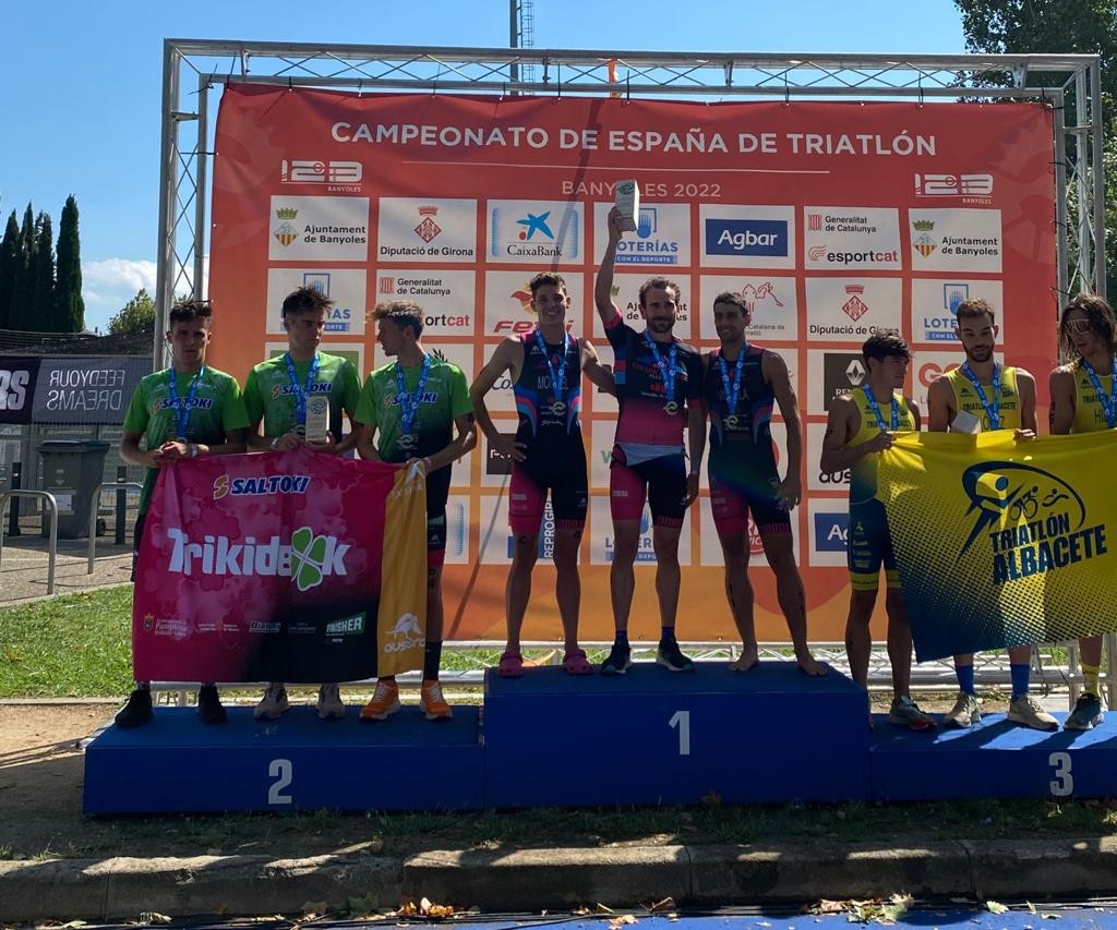 Cuatro metales para Saltoki Trikideak en la Distancia Olímpica