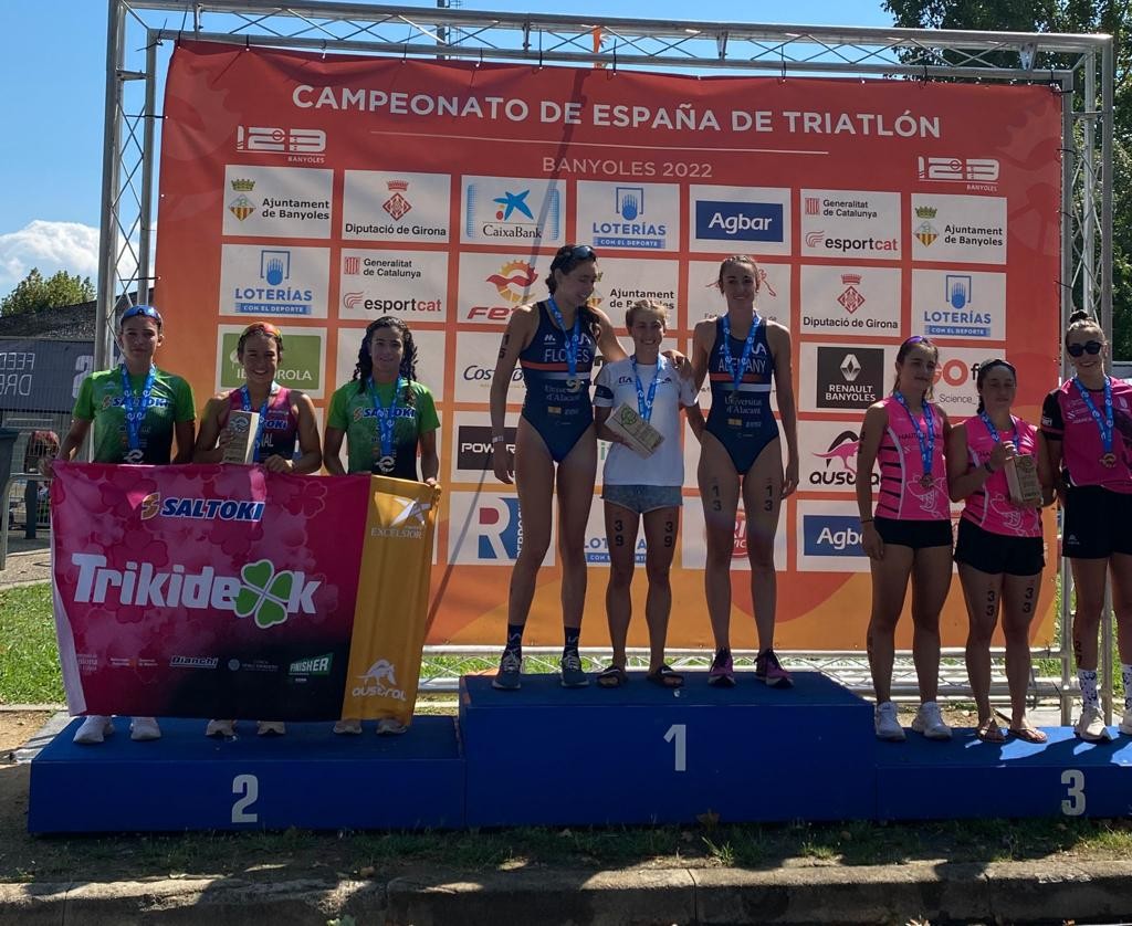 Cuatro metales para Saltoki Trikideak en la Distancia Olímpica