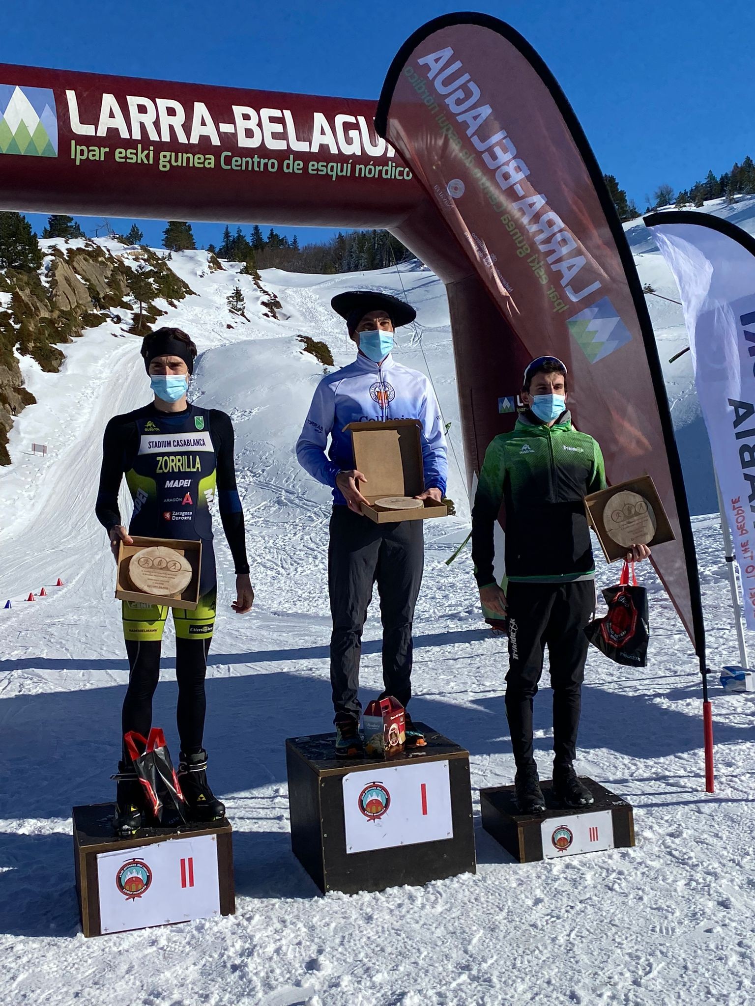 Dos podios para Saltoki Trikideak en el Triatlón de Invierno del Valle de Roncal